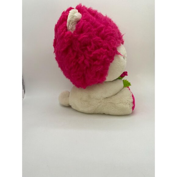 Rare 1984 Frou Frou Pink with Rose Plush: Vintage 80s Collectible from Fun Farm - Picture 5 of 8